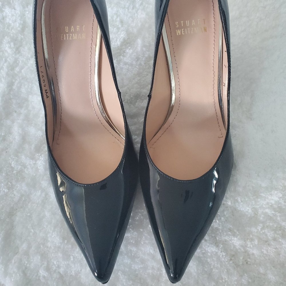 Stuart Wetizman ‘Naughty’ Pump Black Size 7M